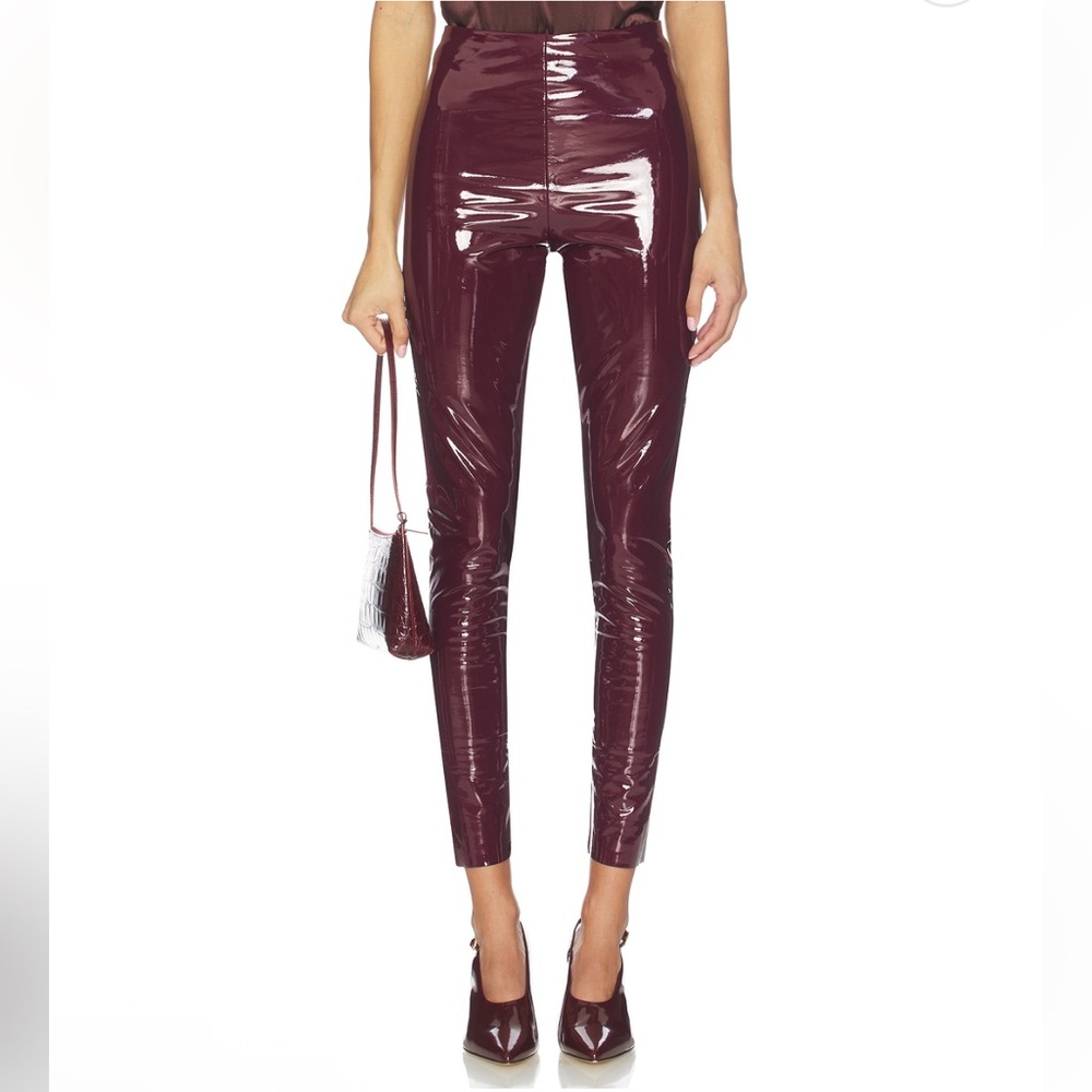 Commando Glossy Burgundy Leggings
